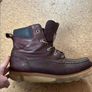 Men's Irish Setter Brown Leather Boots